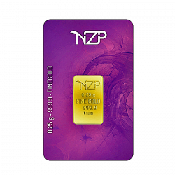 Nzp Gold Goldbarren 0,25 Gramm